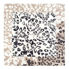 ESPRIT Silk Carre Square Neck Kerchief Scarf ...