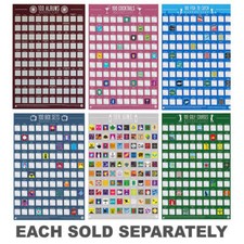 Image of Gift Republic Ideal For The Adventurous Bucket List High Quality Scratch Poster