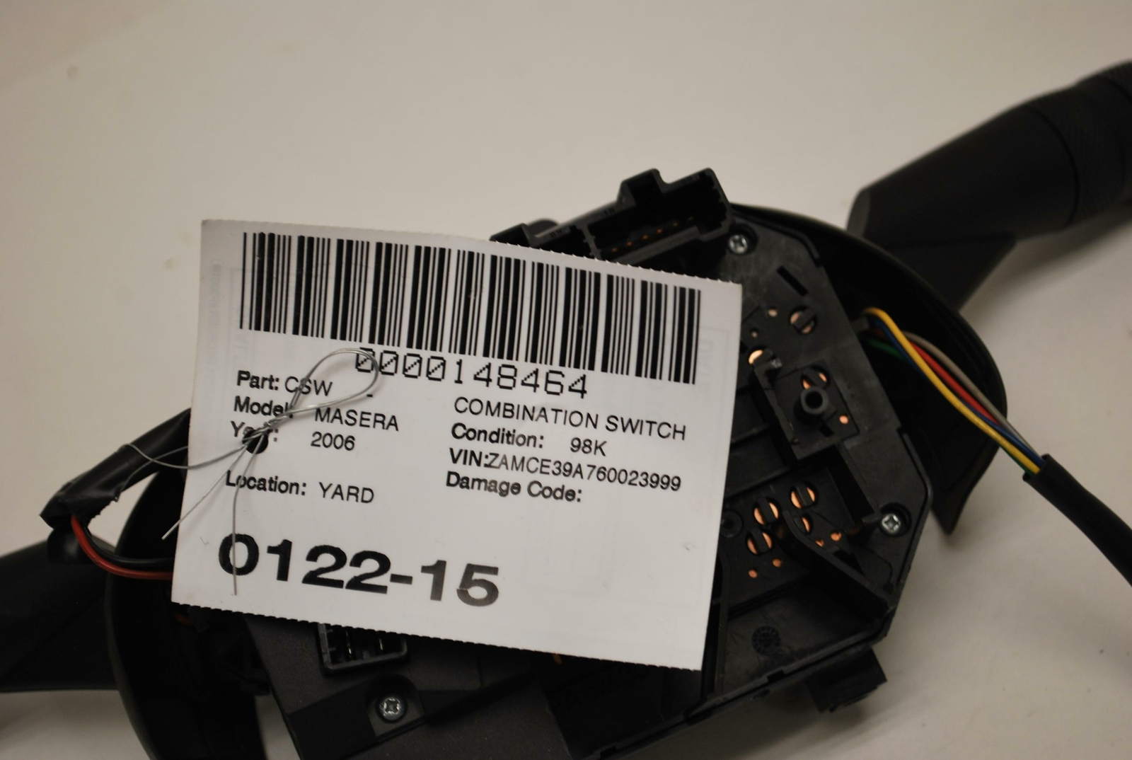 Maserati Quattroporte 2005-2008 Combination switch