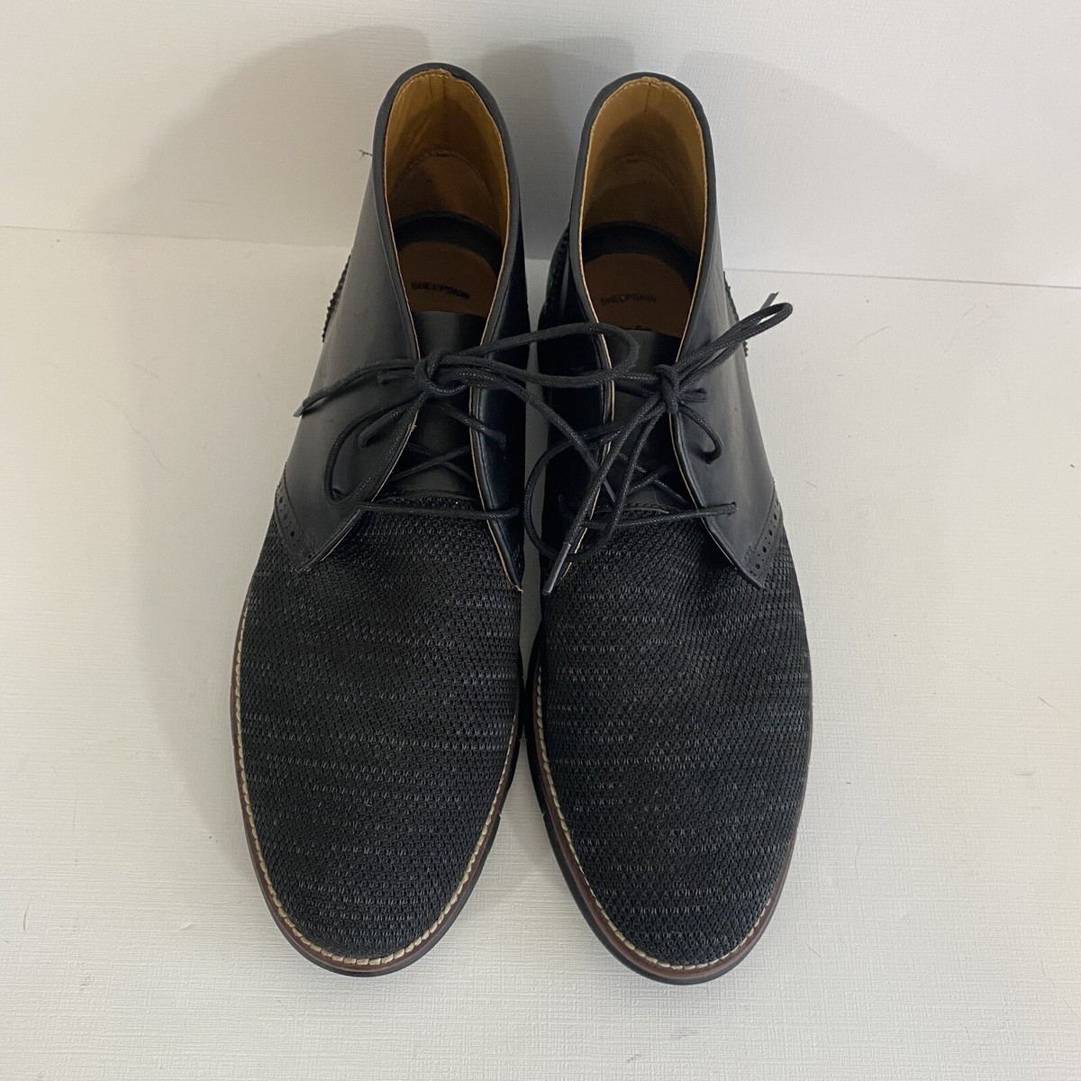 Johnston & Murphy Holden Chukka Boot Black Sheepskin Men 9  display picture 3