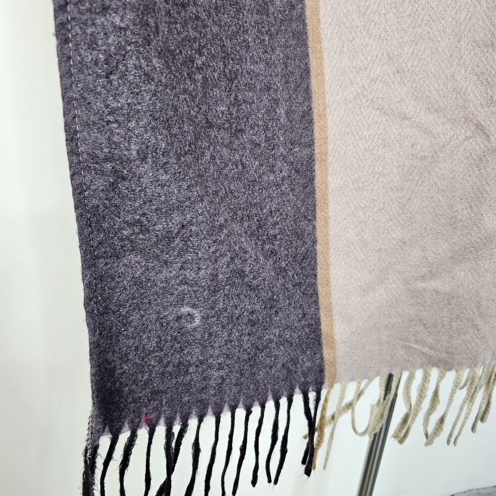 Woolrich Multicolor Plaid Rectangular Fringe Cozy… - image 5