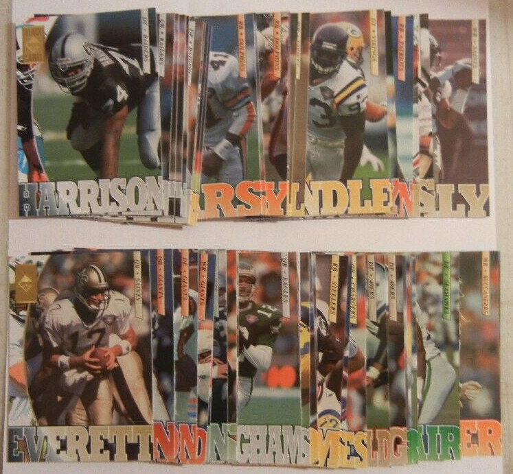 1995 COLLECTORS EDGE FOOTBALL, BLACK LABEL U PICK #S 6-99 EX-NM,SINGLES