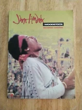 Jimi Hendrix Woodstock Recorded Versions Music Book Written Notes Jimi