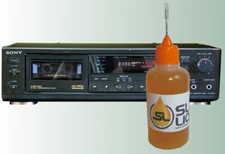 Slick Liquid Lube Bearings 100% Synthetic Oil with Needle for Sony Tape Decks