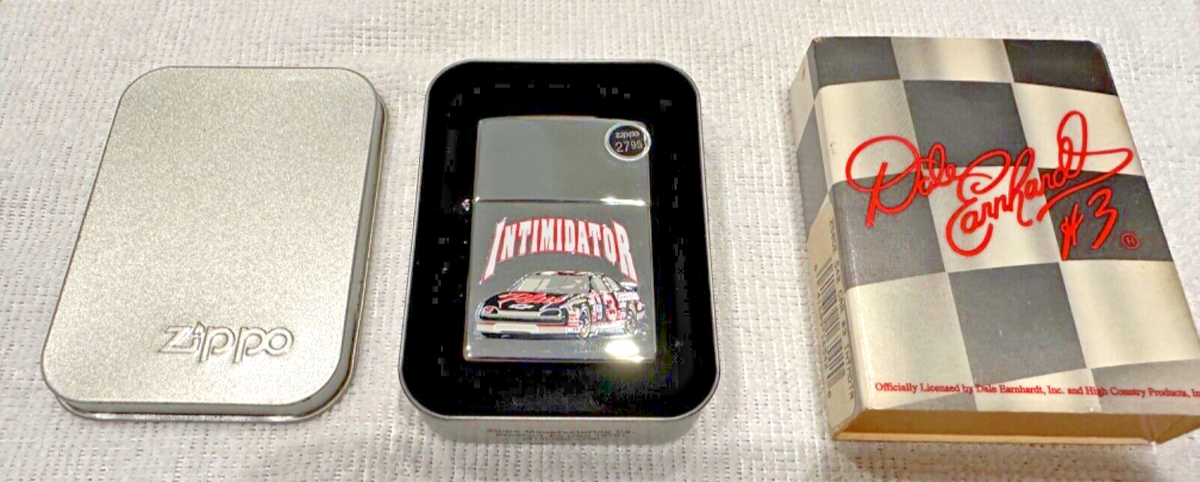 Dale Earnhardt Sr #3 Intimidator Zippo Lighter Never Used In