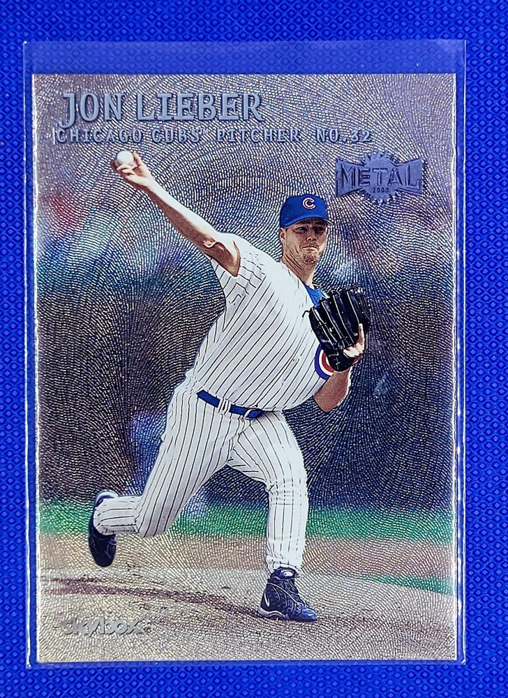 2000 Skybox Metal Jon Lieber #16 Chicago Cubs Baseball