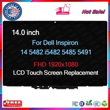 Touch LCD Display W/Bezel for Inspiron 14 5482 i5482 5491 DP/N 9JKWJ C9W4D 0JWH4