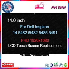 Touch LCD Display W/Bezel for Inspiron 14 5482 i5482 5491 DP/N 9JKWJ C9W4D 0JWH4