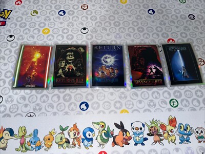 2023 Topps Star Wars Chrome Galaxy Set Complete Insert Poster Cards