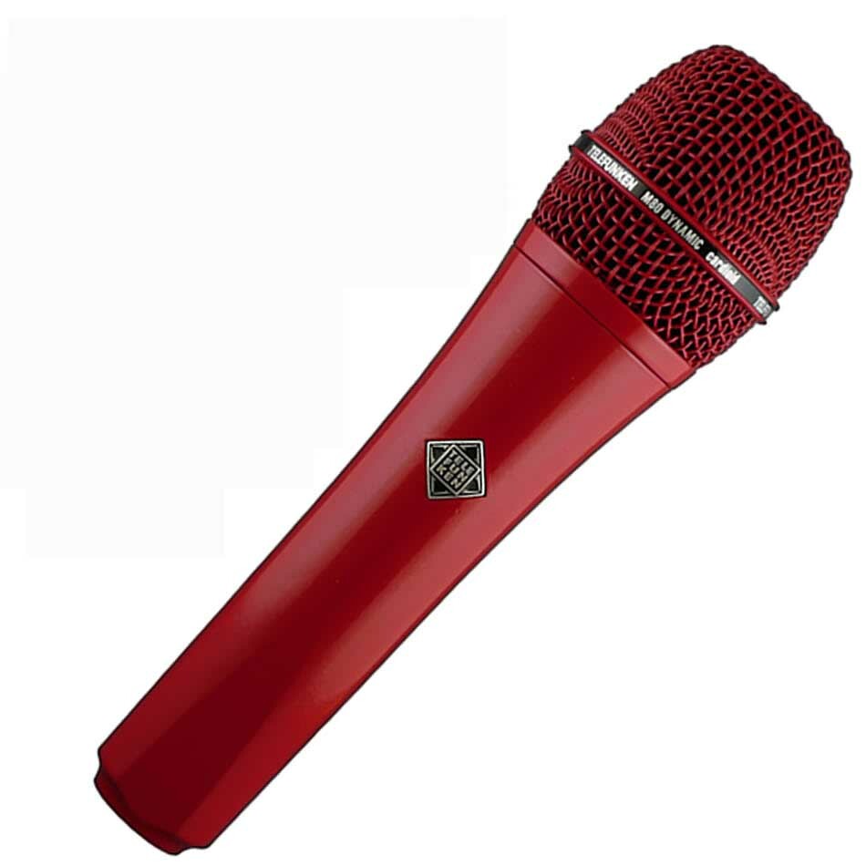 配信機器・PA機器・レコーディング機器 TELEFUNKEN M80 Cherry Buy Telefunken USA Custom Shop M80 Dynamic Handheld
