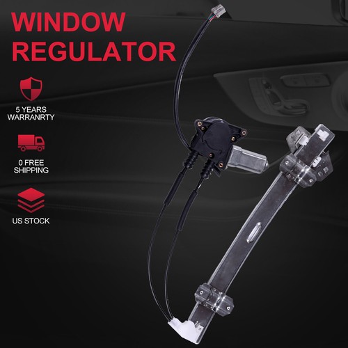 Window Regulator For 1994-1997 Honda Accord Front, Left Driver Coupe Power With Motor
