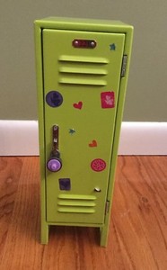 american girl school locker set