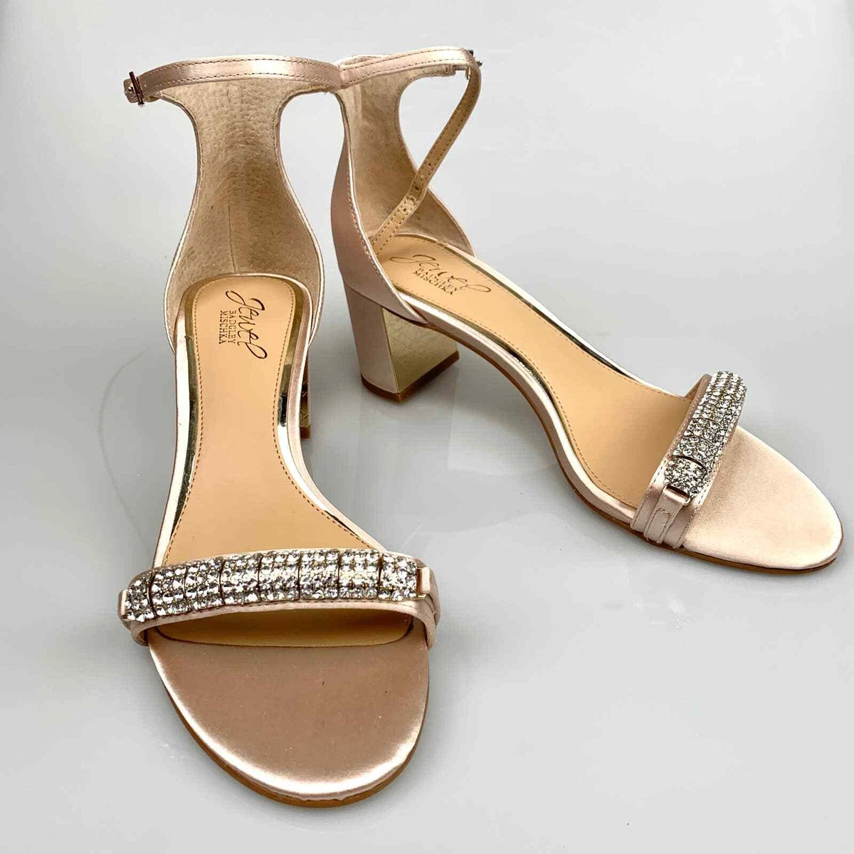 NIB Jewel Badgley Mischka Ramsey Evening Sandals Size 8.5 eBay