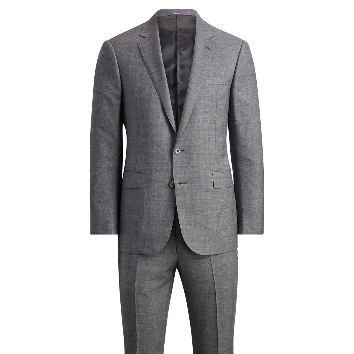 Ralph Lauren Purple Label Mens Anthony Grey Sharkskin Modern Ralph Lauren Purple Label Mens Anthony Grey Sharkskin Modern