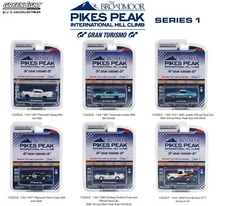 Greenlight Pikes Peak Hill Climb Series 1, Set of 6 1:64 Diecast Cars