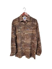 Ecko The Blue Rhino Exhibit Rare Mens Shirt Y2k Vintage Size Large (Flaw)