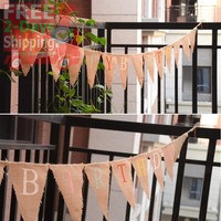 happy Birthday Printed Linen Bunting 3.2m/10feet Flag Banner Pennant Flag Garl happy Birthday Printed Linen Bunting 3.2m/10feet Flag Banner Pennant Flag Garl