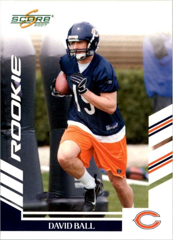 2007 Score #380 David Ball RC - FB