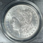 1904-O MORGAN SILVER DOLLAR ~ PCGS MS 63 ~OLD GREEN HOLDER~