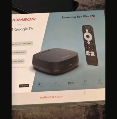 Thomson Streaming Box 270 Plus, wie neu, Voice Control, Google TV