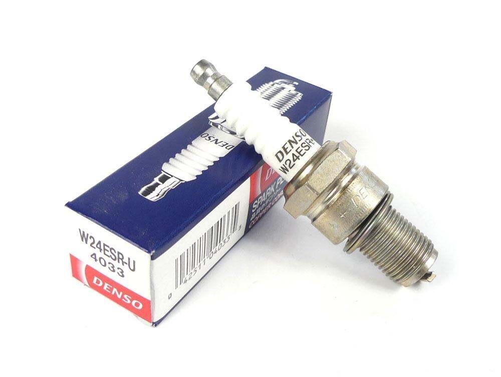 Denso Hot U Resistor Spark Plug W24ESR-U #4033
