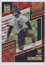 2022 Panini Donruss Elite Rookies Red 313/399 Kyler Gordon #192 0o2b