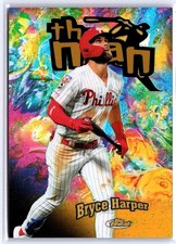2020 Topps Finest Finest The Man Bryce Harper Gold Refractor # 01/50 - 1st Made