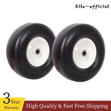 13X5.00-6" Flat-Free Lawn Mower Tire&Wheel 2Pcs Zero-Turn Mower Replacement Tire