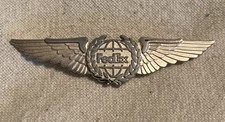 FEDEX Federal Express Pilot Wings Badge Pin Captain First Officer