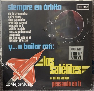 Sealed New LP Record No longer Made Cheche Mendoza LOs Satelites Pensando en ti