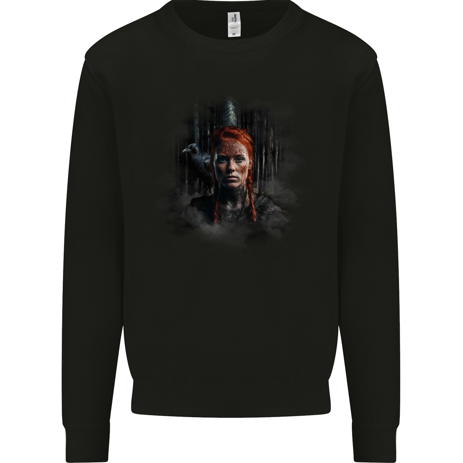 Sudadera Jumper Vikinga Escudo Doncella Mujer Guerrero