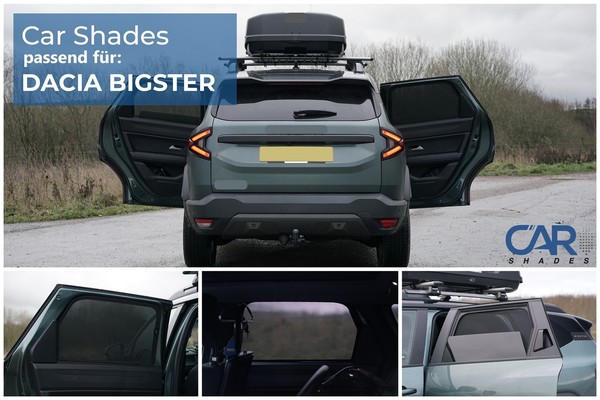Sonnenschutz FüR Dacia Bigster Ab Bj. 2025, Blenden 2-Teilig Hintere TüRen-image