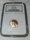 1954 S NGC MS66 RD Lincoln Wheat Cent 1c Penny US Mint Coin 1954-S MS-66 RD
