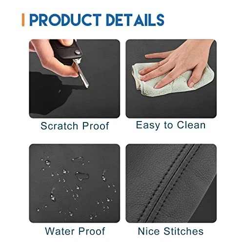 Center Console Armrest Cover for Subaru WRX 2015-2022 Leather Protector Foto 3 de 4