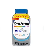 Centrum Silver MultiVitamin MultiMineral Complete Vitamin 275 Tabs Men Over 50+