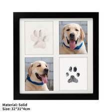 Diy Hand and Footprint Kit Ink Pads Photo Frame Handprint Paw Print Kit Dog Fram