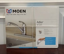 Moen 87201 Adler One Handle Kitchen Faucet Chrome  Brand New And Sealed