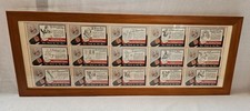 ADMIRATION CIGARS 15 Unique Animals - Advertising Card Set - Beautifully Framed