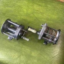 Vintage Heddon Pal P-41 Baitcasting Fishing Reel, Jeweled end-caps & Lure Stop