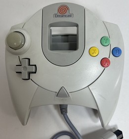 Sega Dreamcast OEM Controller HKT-7700 + Official VMU Memory Unit Bundle