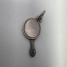 Retired James Avery Sterling Silver Hand Mirror Charm 1.4g