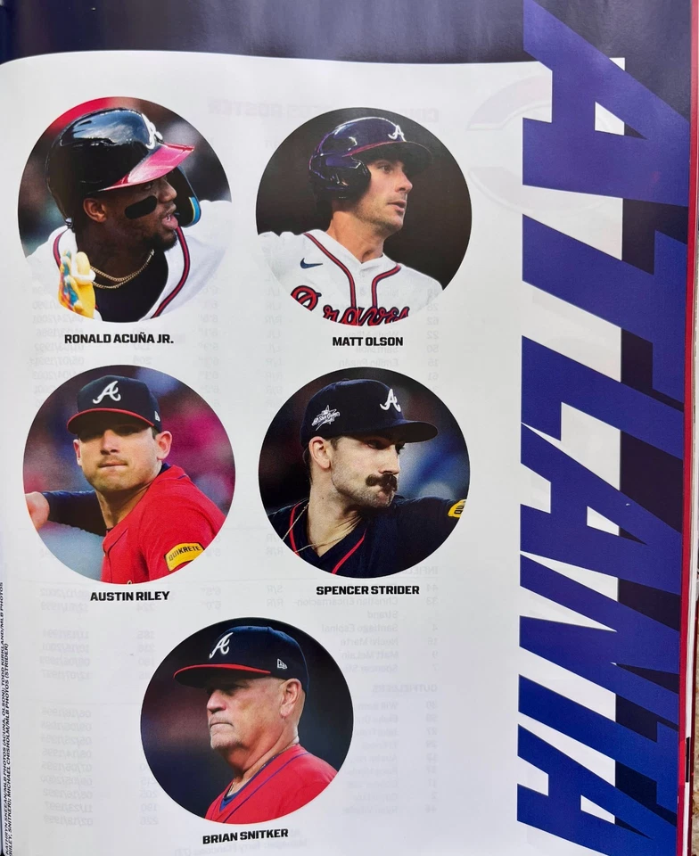 2025 BRISTOL SPEEDWAY CLASSIC PROGRAM ATLANTA BRAVES CINCINNATI REDS SHIPS NOW!! - Image 3 of 4