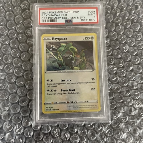 Rayquaza graded PSA 9 for sale on eBay