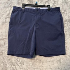 Peter Millar Crown Crafted Surge Shorts Mens 40 Blue Performance Golf Chino