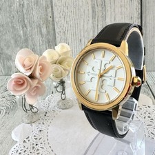 Tory Burch Tbw2018 Analog Quartz Women Battery Replaced Watch Round Vintage 9003