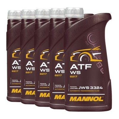 MANNOL 8217 ATF WS Automatikgetriebeöl, 5x1 Liter