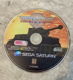 SEGA Saturn Game Disc Lot, Iron Storm, Madden NFL 98, Virtua Fighter 2 NFR VTG
