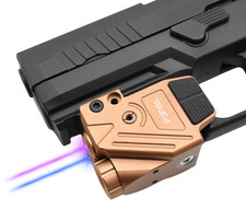 Hilight Tactical P3PBL TAN Dual Beam Purple/Blue  700 Lumen Handgun Light Laser