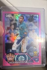 2023 Topps Chrome - Julio Rodriguez #200 Pink Refractor