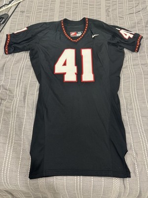 Nike Maryland Terrapins #41 Erwyn Light Issued Football Jersey Size 46 Black ACC
